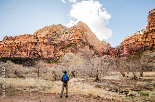 Zion national park hiking