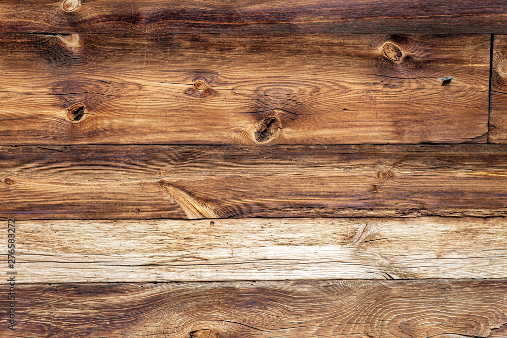 Naklejka premium The old wood texture with natural patterns
