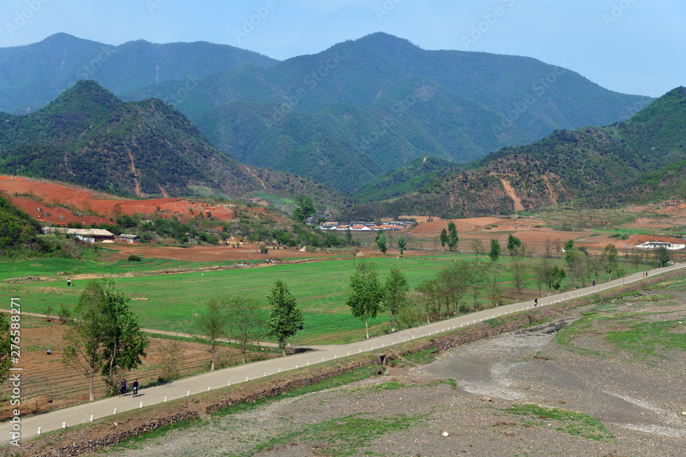 North Korea. Countryside