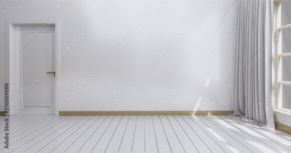 Mock up Modern bright interiors empty room. 3D rendering Mock up Modern bright interiors empty room. 3D rendering