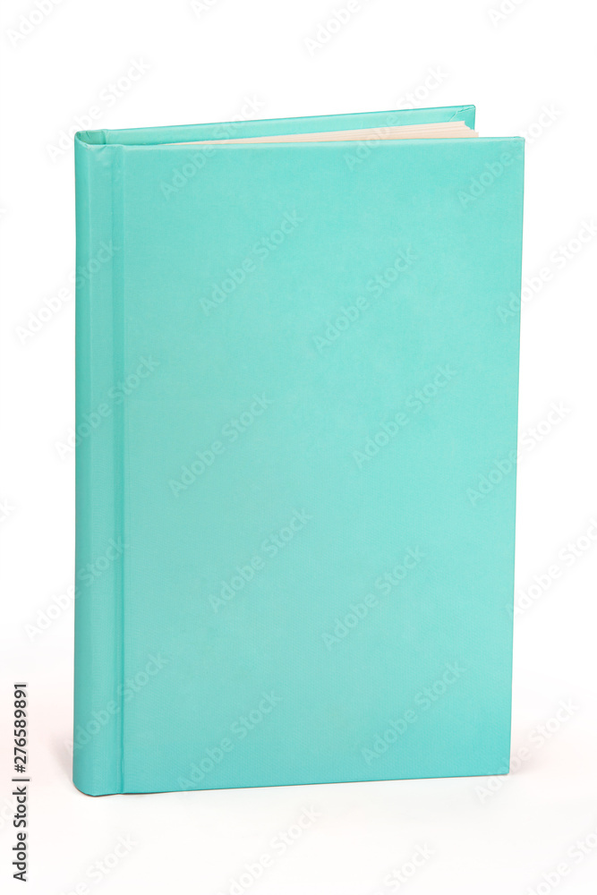 Aqua Book Hardcover - clipping path Aqua Book Hardcover - clipping path