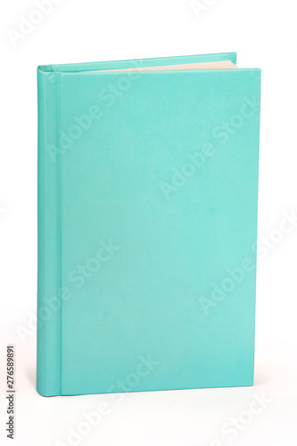 Aqua Book Hardcover - clipping path