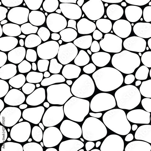 Texture pattern stones. Seamless pattern.Vector illustration.