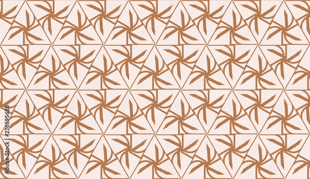 Modern pattern with curved line. Triangles, line, geometric elements. Vector Seamless illustration. Design for flyer, wallpaper, presentation, paper. Modern pattern with curved line. Triangles, line, geometric elements. Vector Seamless illustration. Design for flyer, wallpaper, presentation, paper.