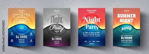 Party flyer,poster template.Abstract background design banner for music night club,disco club,dance event,invitation,dj card,holiday,celebration,entertainment,show,concert.Modern vector illustration.
