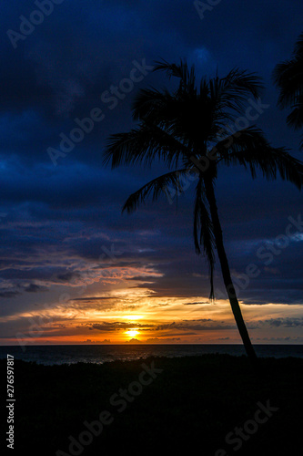 Fototapeta Naklejka Na Ścianę i Meble -  tropical beach sunset