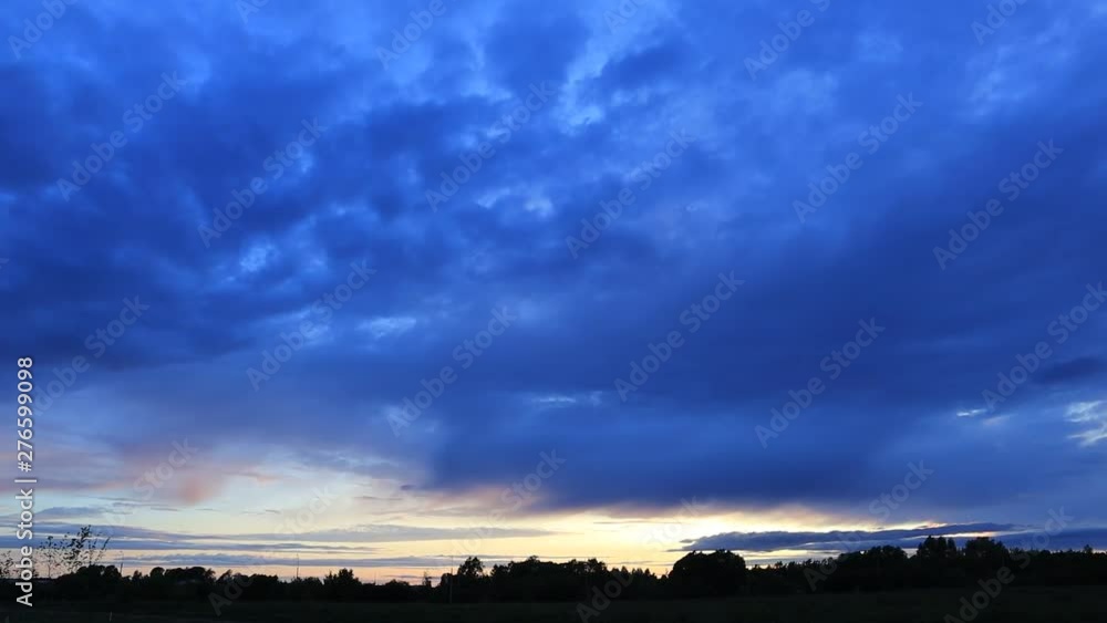 sunset on the field in summer timelapse sunset on the field in summer timelapse