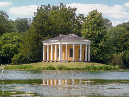 Music Temple on island at West Wycombe Park photo