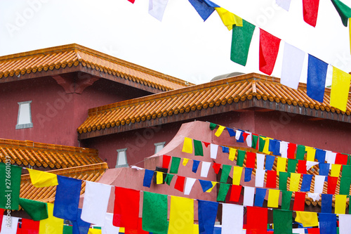 Tian Tan Big Buddha Temple Flags