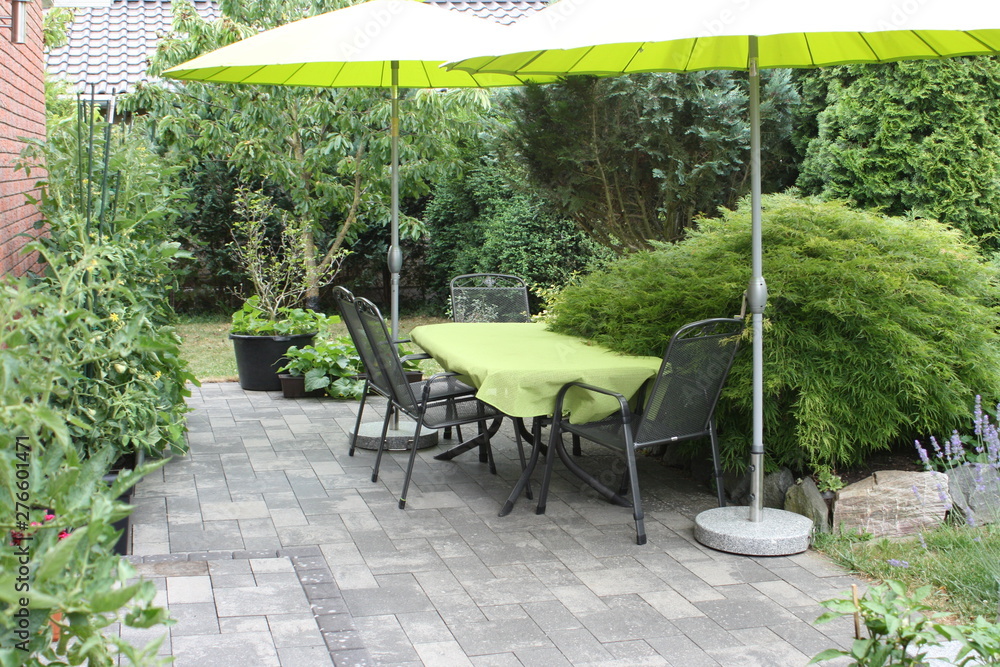 Obraz premium Terrasse im Sommer