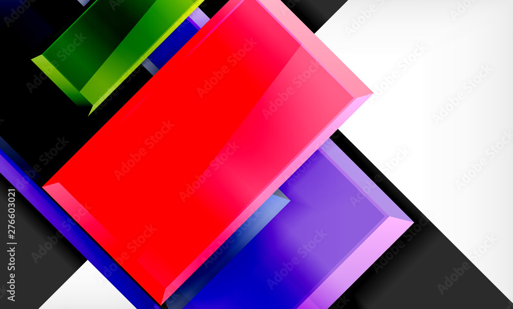 Colorful square and rectangle blocks background Colorful square and rectangle blocks background