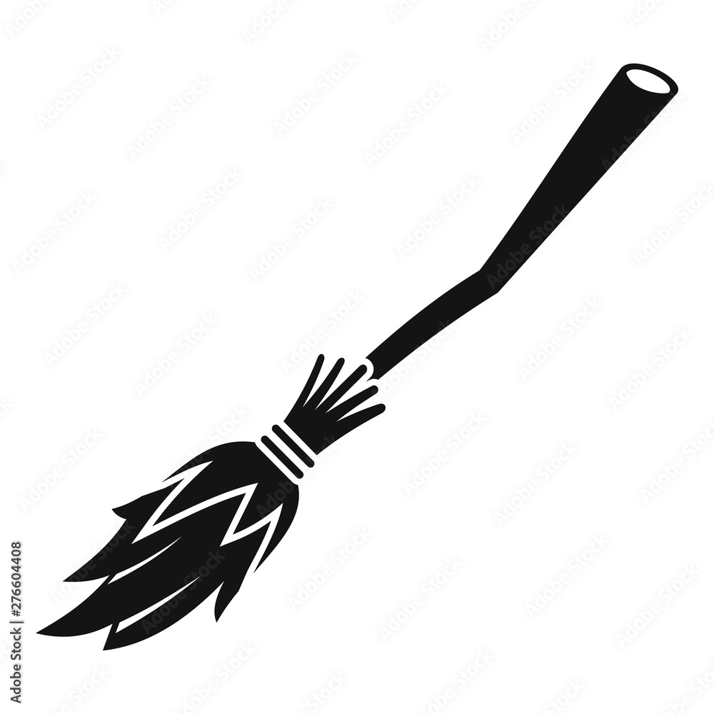 Broom icon. Simple illustration of broom vector icon for web design isolated on white background Broom icon. Simple illustration of broom vector icon for web design isolated on white background