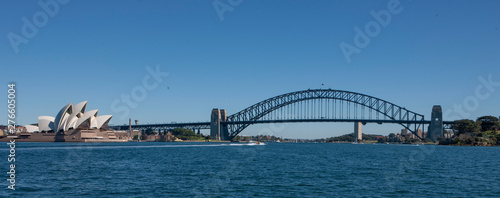 Sydney Australia.Bridge and Opera House oanorama