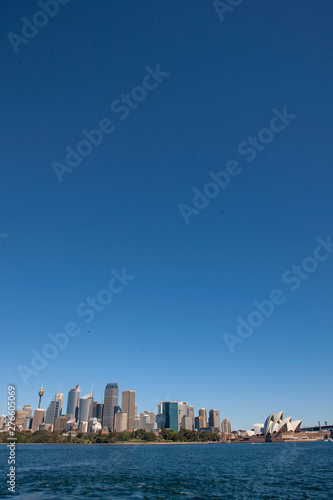 Skyline Sydney Australia. Operahouse © A