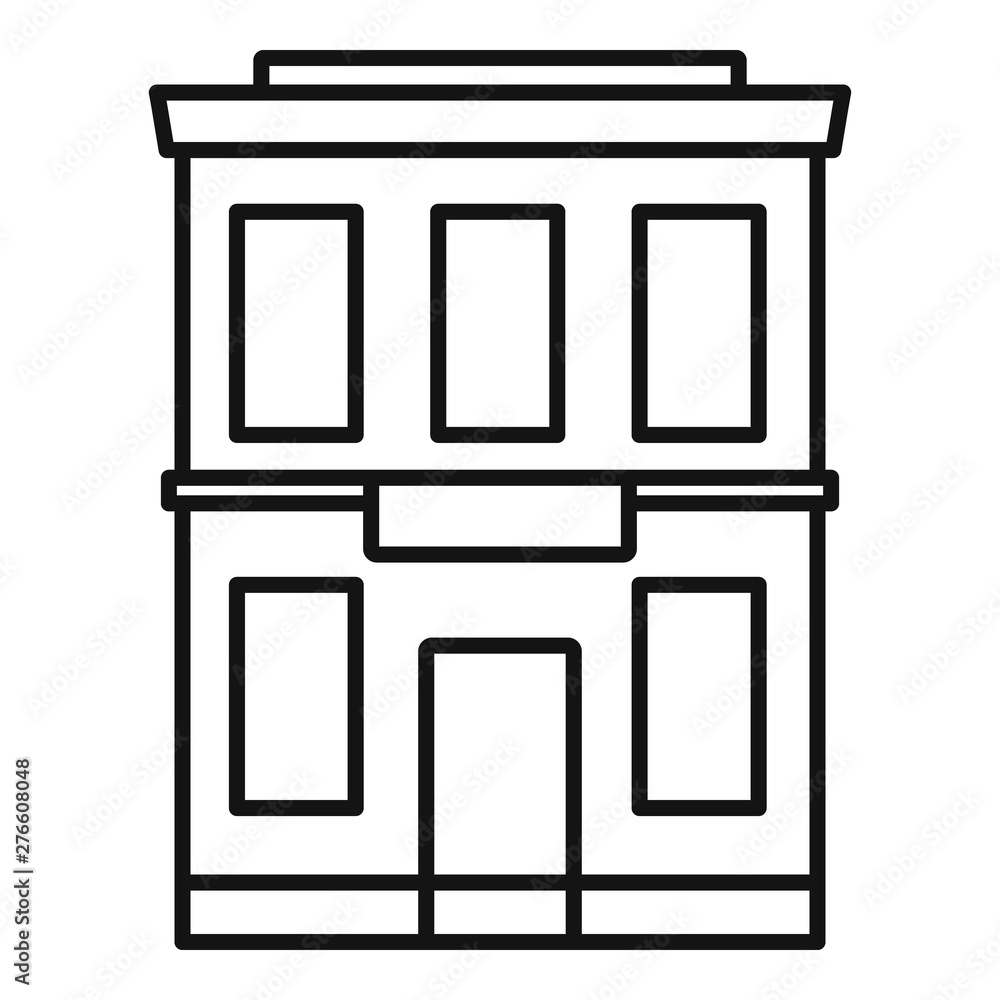Business office icon. Outline business office vector icon for web design isolated on white background Business office icon. Outline business office vector icon for web design isolated on white background