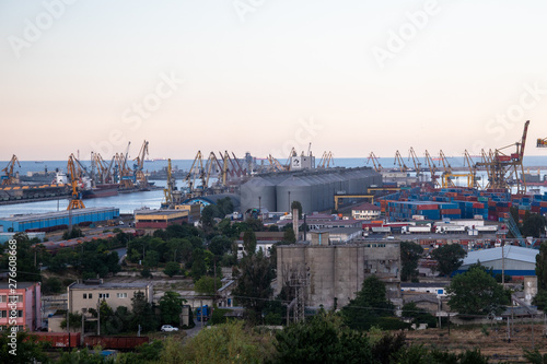 Port Constanta in Constanta town is a largest Romanian harbor