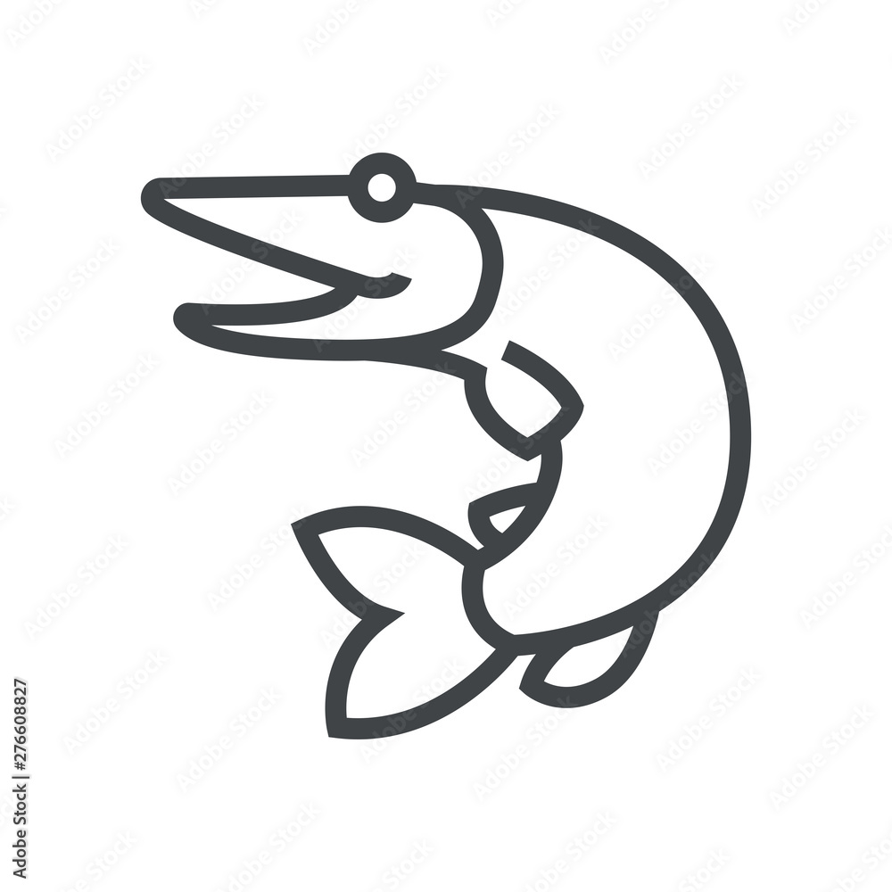 Line icon pike Line icon pike