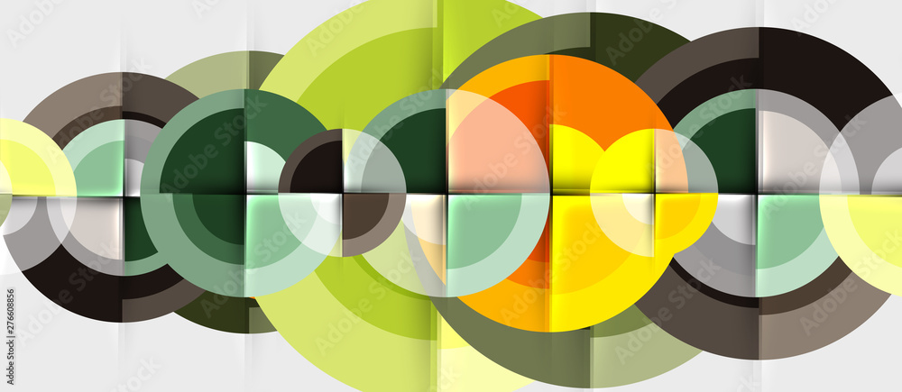 Geometric design abstract background - circles Geometric design abstract background - circles