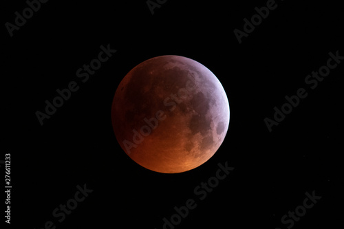 Total Lunar Eclipse January 21, 2019 Totality
