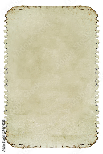 Old Paper Texture Isolated Photo
