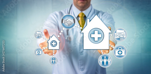 Doctor Offering Merger Of Small And Big Hospital
