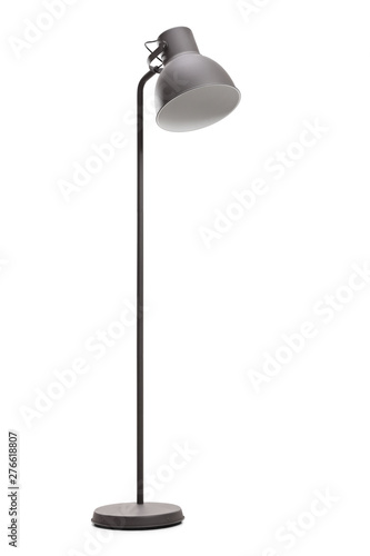 Studio shot of a tall black modern lamp © Ljupco Smokovski