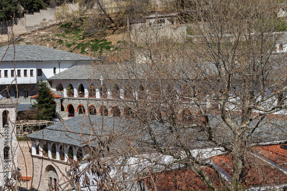 Obraz premium Medieval Holy Monastery of Holy Mary Eikosifoinissa, Greece