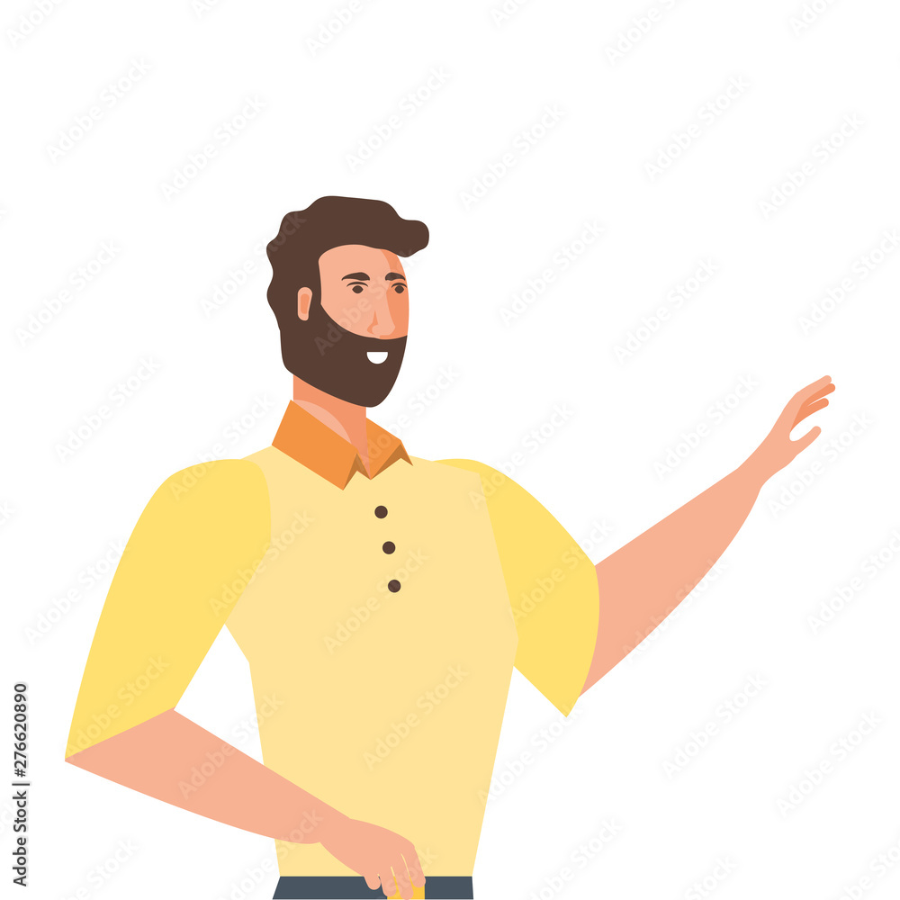 Isolated man design vector ilustration Isolated man design vector ilustration