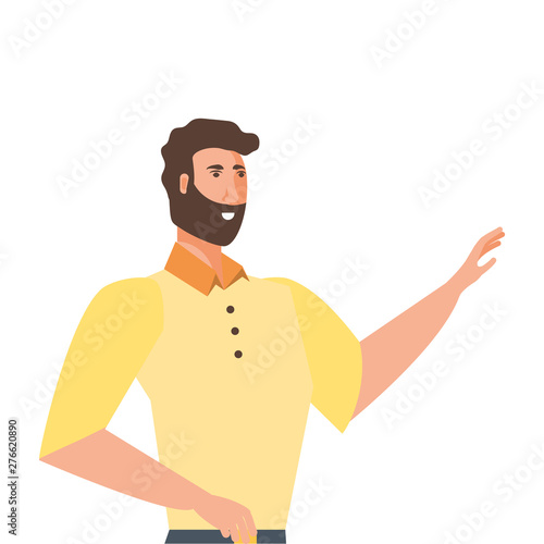 Isolated man design vector ilustration © djvstock