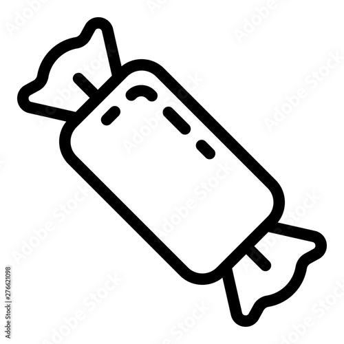 Bonbon icon. Outline bonbon vector icon for web design isolated on white background