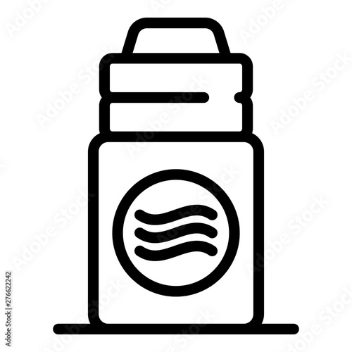 Perfume deodorant icon. Outline perfume deodorant vector icon for web design isolated on white background