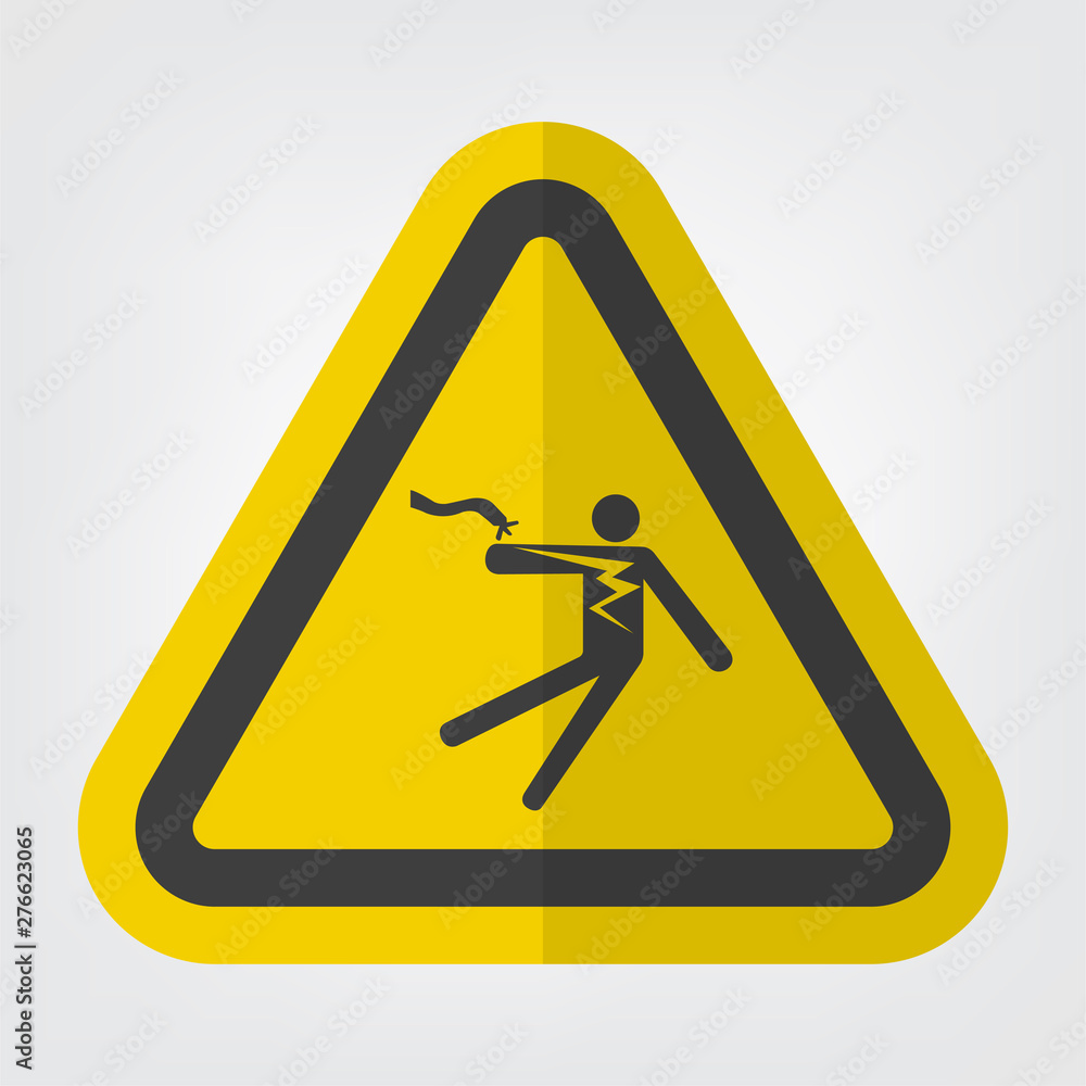 Electrical Shock Electrocution Symbol Sign Isolate On White Background,Vector Illustration EPS.10 Electrical Shock Electrocution Symbol Sign Isolate On White Background,Vector Illustration EPS.10