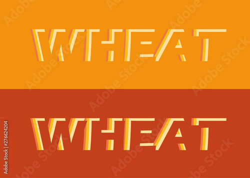 Logo of a Wheat on orange b...