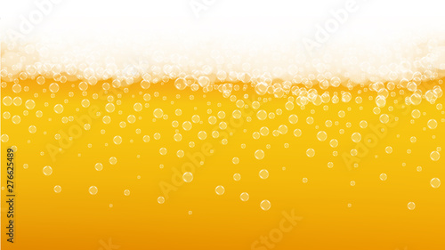 Splash beer. Background for craft lager. Oktoberfest foam.