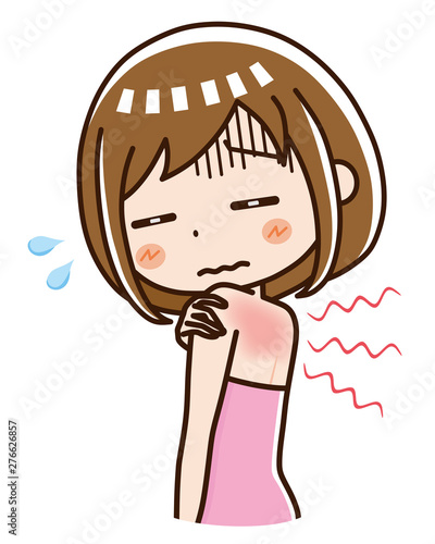 背中　かゆみ　湿疹