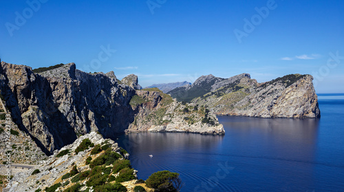 Scenic views of the famous Cape Formentor, Mallorca