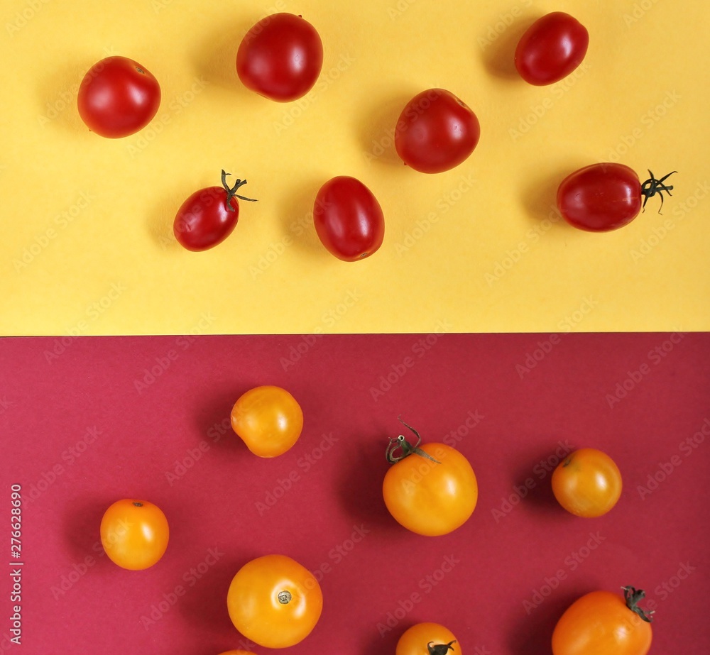 cherry tomatoes abstraction photo. creative combination of colors, creative combination and shapes cherry tomatoes abstraction photo. creative combination of colors, creative combination and shapes