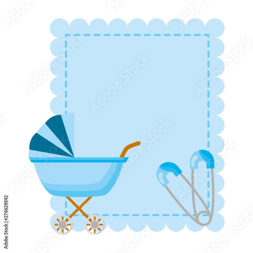 boy decoration baby shower card