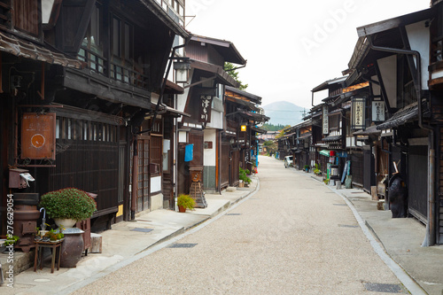Narai Post Town,traditional inns for any travelers from the Edo period © naoko