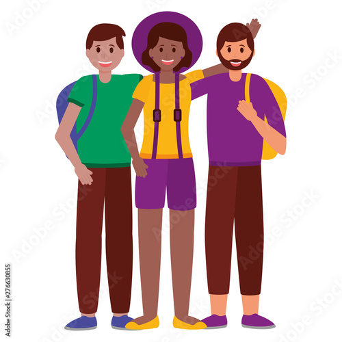 happy young people
