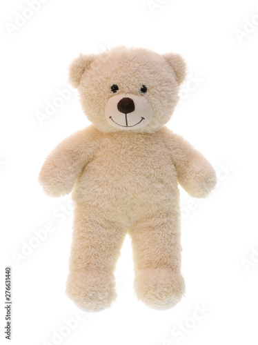 Teddy bear isolated on white background.