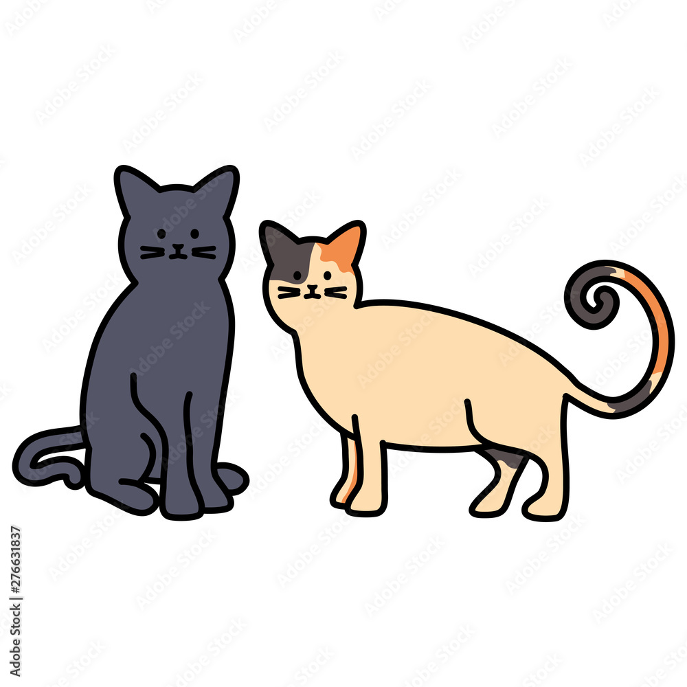cute cats mascots adorables characters cute cats mascots adorables characters