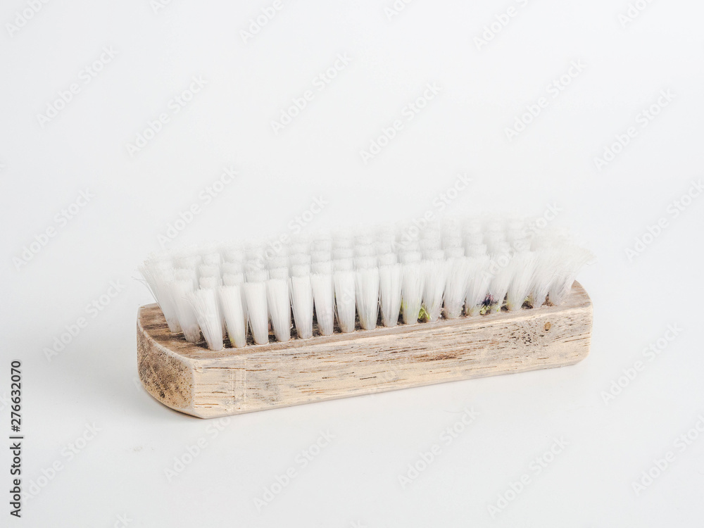 washing clean brush isolated on white background washing clean brush isolated on white background