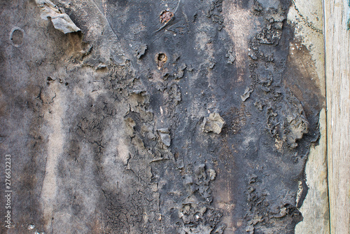 Black burned texture background