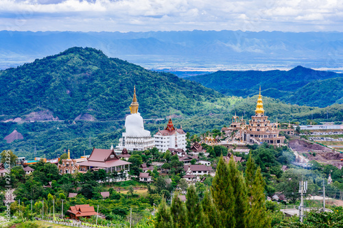 Beautiful landscape at Wat Phra That Pha Son Kaew Temple in Khao Kho Phetchabun, Thailand.