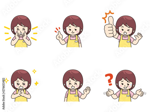 介護士の女性セット