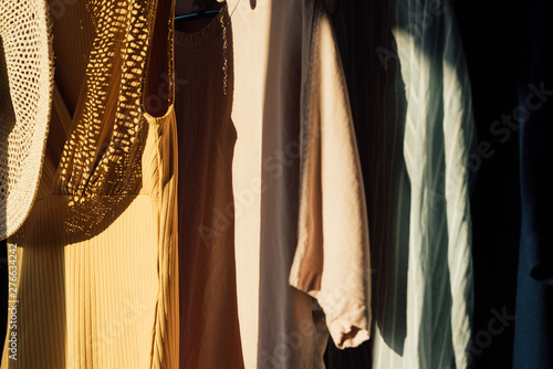 Clothes on Rack