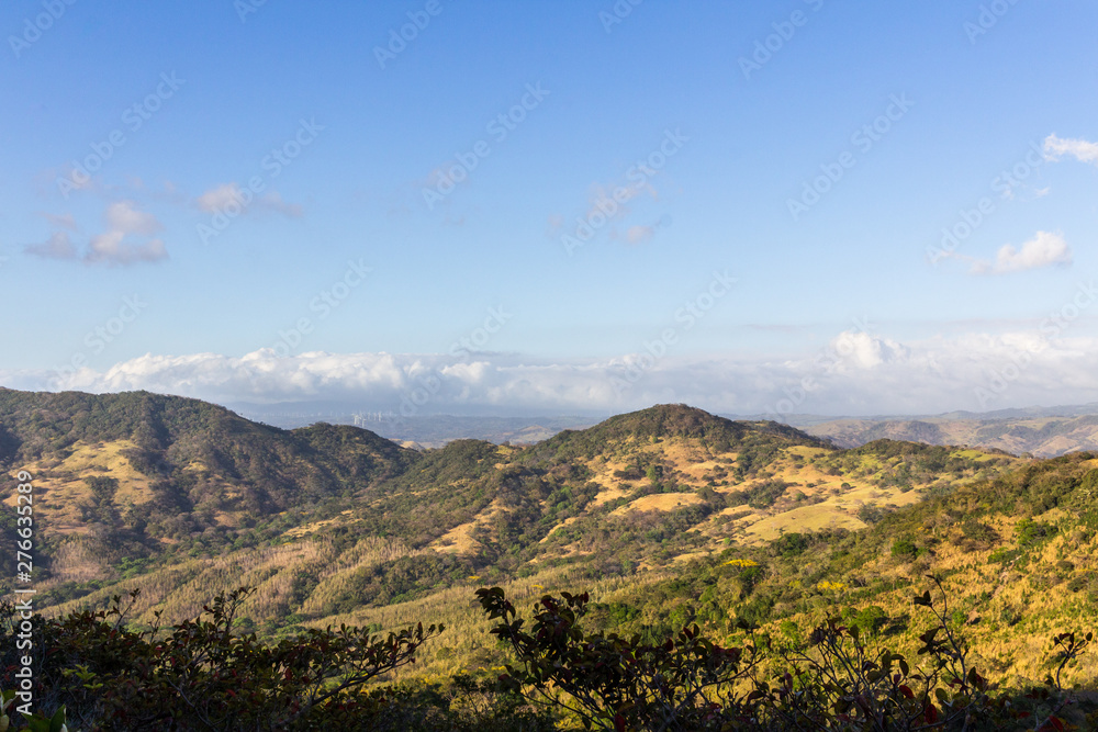 View from Cerro Pelado, Guanacaste, Costa Rica.	
