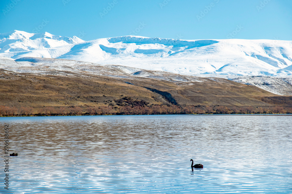 Obraz premium Lake Macgregor,South Island New Zealand