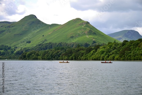 Cat Bells View With Rowers on Derwent Water photo